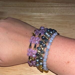 Erimish Bracelet Stack - Lavender